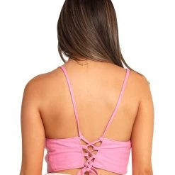 Pretty Garbage Sweet Luv Ribbon Crop Top