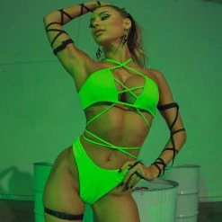 Day G Demand Attention High Cut Thong Booty Shorts Clothing