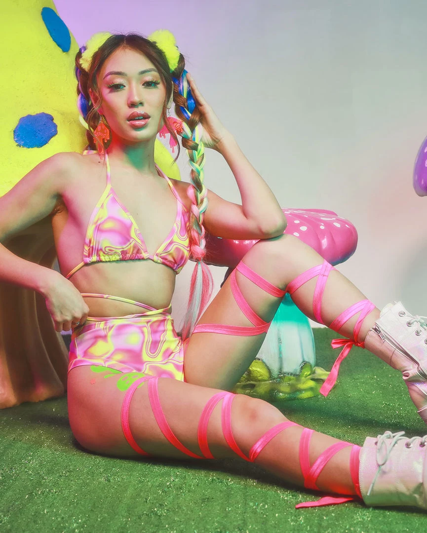 Day G Groovy As Hell Bikini Top Clothing