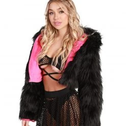 Rolita Couture Fur Crop Jacket