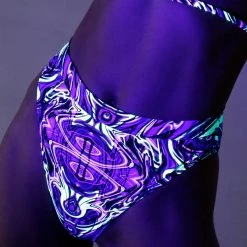 Dippin Daisies Midnight Lava High-Cut Bottoms Clothing