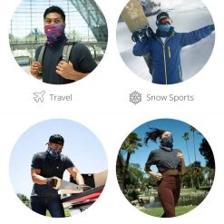 INTO THE AM Fractal Flower Seamless Mask Bandana Masks & Bandanas