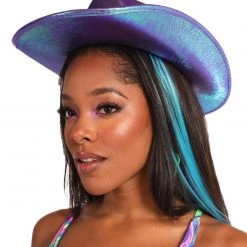 Western Fashion New Arrivals Hot Girl Thang Iridescent Cowgirl Hat