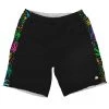 INTO THE AM Bottoms Neon Trees Side Print Shorts