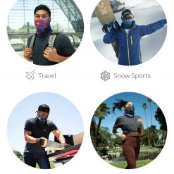 INTO THE AM Paint Splatter White Seamless Mask Bandana Masks & Bandanas