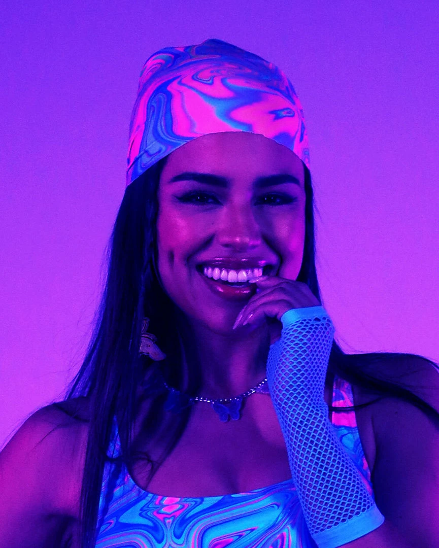 Dippin Daisies Recycled Fabric Melted Marble Head Bandana New Arrivals