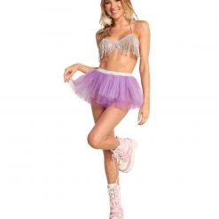 Hot & Delicious Black Bead Move Like Magic Tulle Skirt