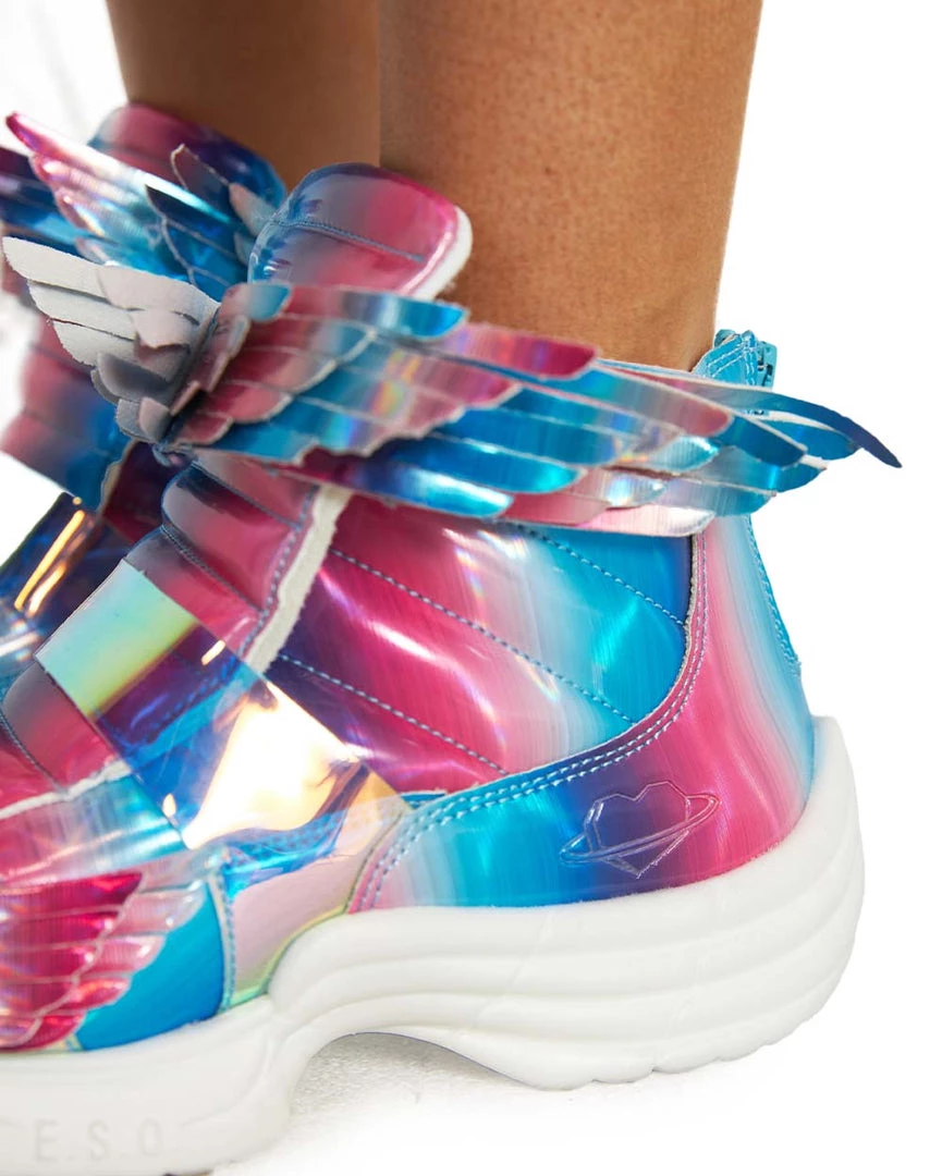 Shoes ESQAPE Angel Tears Holo High-Cut Boots