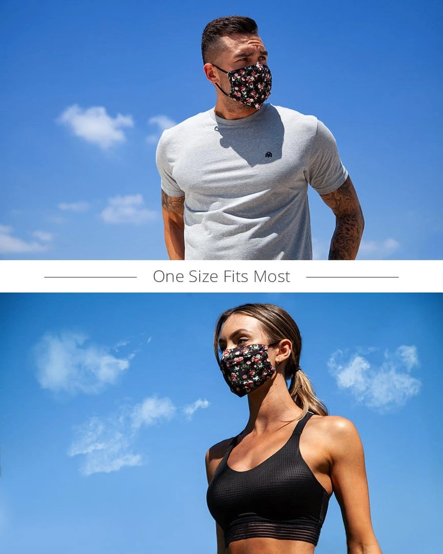 INTO THE AM Flower Of Life Adjustable Face Mask