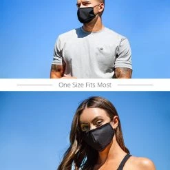 INTO THE AM Masks & Bandanas Aquatic Jungle Face Mask