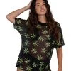 OhYes 420 Hunni Weed Mesh Oversized Tee