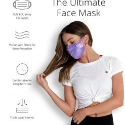 One By One Apparel Masks & Bandanas Like Totally Y2K Filtered Face Mask