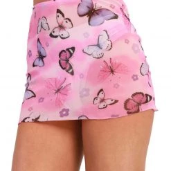 Cherry Mellow, Inc. A Beautiful Fleeting Moment Mesh Mini Skirt