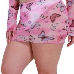 Cherry Mellow, Inc. A Beautiful Fleeting Moment Mesh Mini Skirt