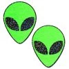 Accessories Pastease Glitter Glow In The Dark Alien Pasties