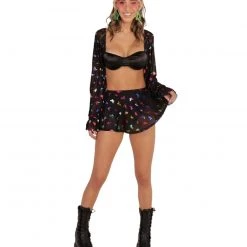 OhYes BB Ur So Fly Flowy Mesh Skirt