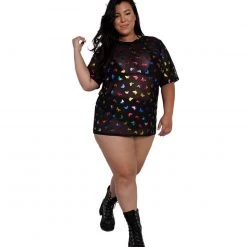 OhYes Tops BB Ur So Fly Mesh Oversized Tee