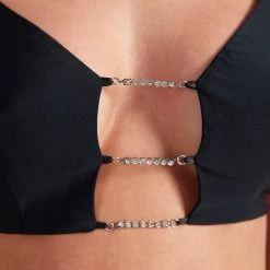 OhYes Baddie Since Birth Rhinestone Clasp Tank Top Tops