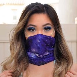 INTO THE AM Masks & Bandanas Stardust Seamless Mask Bandana