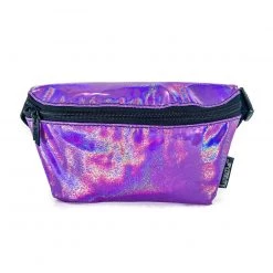Fydelity Bespeckled In Rainbow Holo Fanny Pack