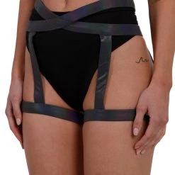 OhYes Bish, I'm Winning Reflective Harness Bottoms