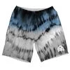 INTO THE AM Bottoms Blue Tides Tie-Dye Shorts