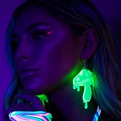 Rolita Couture Drip Mushroom Earrings Accessories