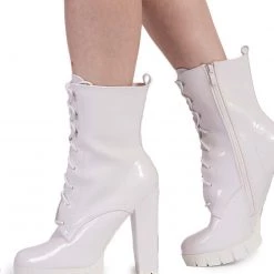 DDK Footwear Inc Boss Babe Chunky Heel Boots