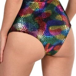 OhYes Carnival Cobra High Waisted Booty Shorts Bottoms