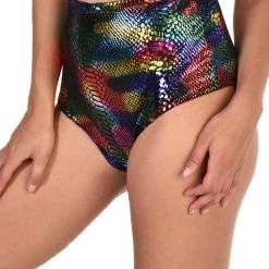 OhYes Carnival Cobra High Waisted Booty Shorts Bottoms