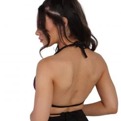 Day G Tops Break The Matrix Splice Wrap Around Bikini Top