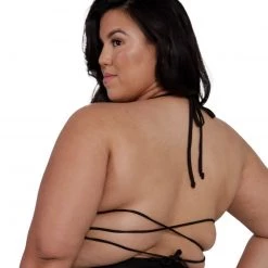 Day G Tops Break The Matrix Splice Wrap Around Bikini Top