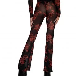 Bear Dance Breath Of Fire Mesh Bell Bottoms