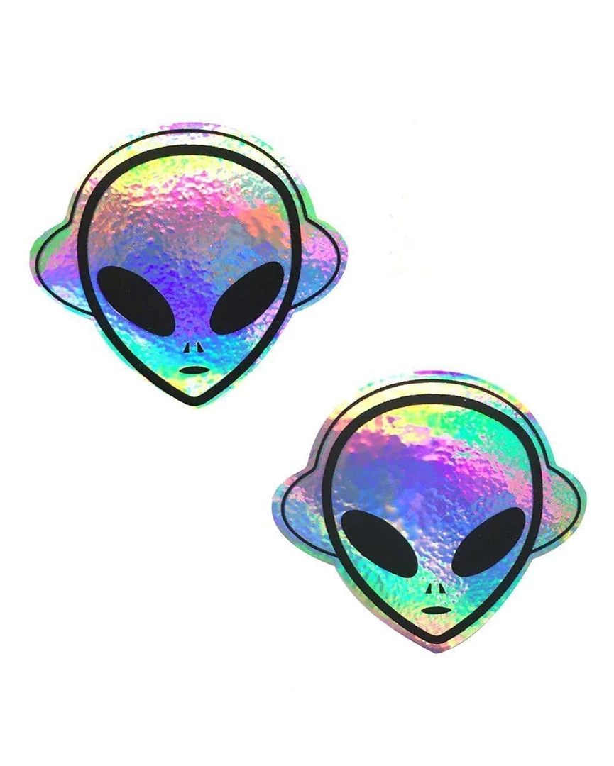 Accessories Neva Nude Kanye The Alien Super Holographic Pasties
