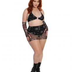 OhYes Celestial Cutie Mesh O-Ring Crop Top Clothing