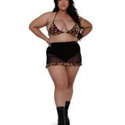 OhYes Can't Be Tamed Mesh Mini Skirt Bottoms