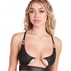 OhYes Chain Cut Out Crop Top Clothing