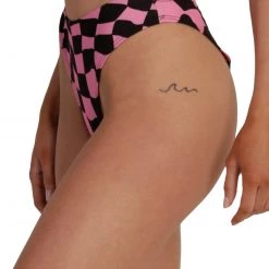 Cherry Mellow, Inc. Challenge Accepted Checkered Hi-Waist Bottoms Clothing