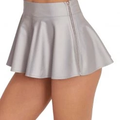 OhYes Clothing Charge Of Light Reflective Skater Skirt