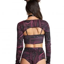 Cherry Mellow, Inc. Circuit Board Ultra Crop Top