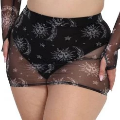 OhYes Celestial Cutie Mesh Mini Skirt