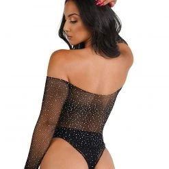 Leg Avenue Bodysuits & One-Pieces Compelled Fishnet Bodysuit