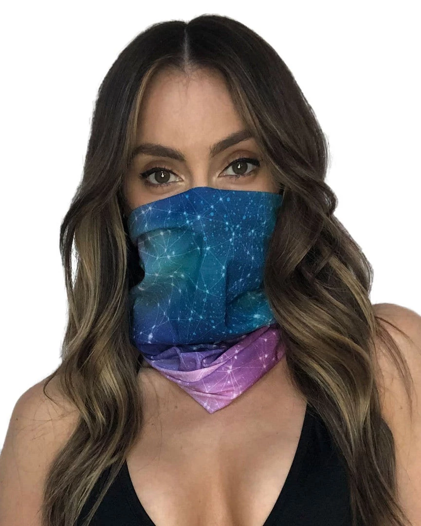 INTO THE AM Masks & Bandanas Constellations Seamless Mask Bandana
