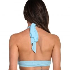 OhYes Cotton Candy Craze Rhinestone O-Ring Halter Top Tops