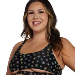 Dippin Daisies Tops Crazy Daisy Reflective Cut Out Top