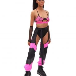 Hot & Delicious Black Bead Cue The Applause Speed Clasp Chaps