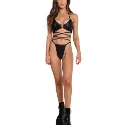 OhYes Cyber Queen O-Ring Crop Top Clothing