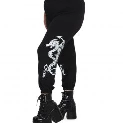 Rock & Rose Clothing Dare Me 2 Dragon Glow In The Dark Joggers