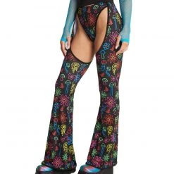 Cherry Mellow, Inc. New Arrivals Dazed & Confused Rainbow Mushroom Chaps