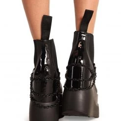 Demonia Boss Bish Platform Boots Shoes